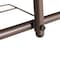 Flash Furniture Tory 31.5in. x 55in. Bronze Rectangular Tempered Glass Metal Table w/Umbrella Hole TLH-089-BZ-GG - alternate 7